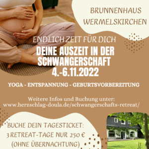 Auszeit in der Schwangerschaft - Endlich Zeit für dich