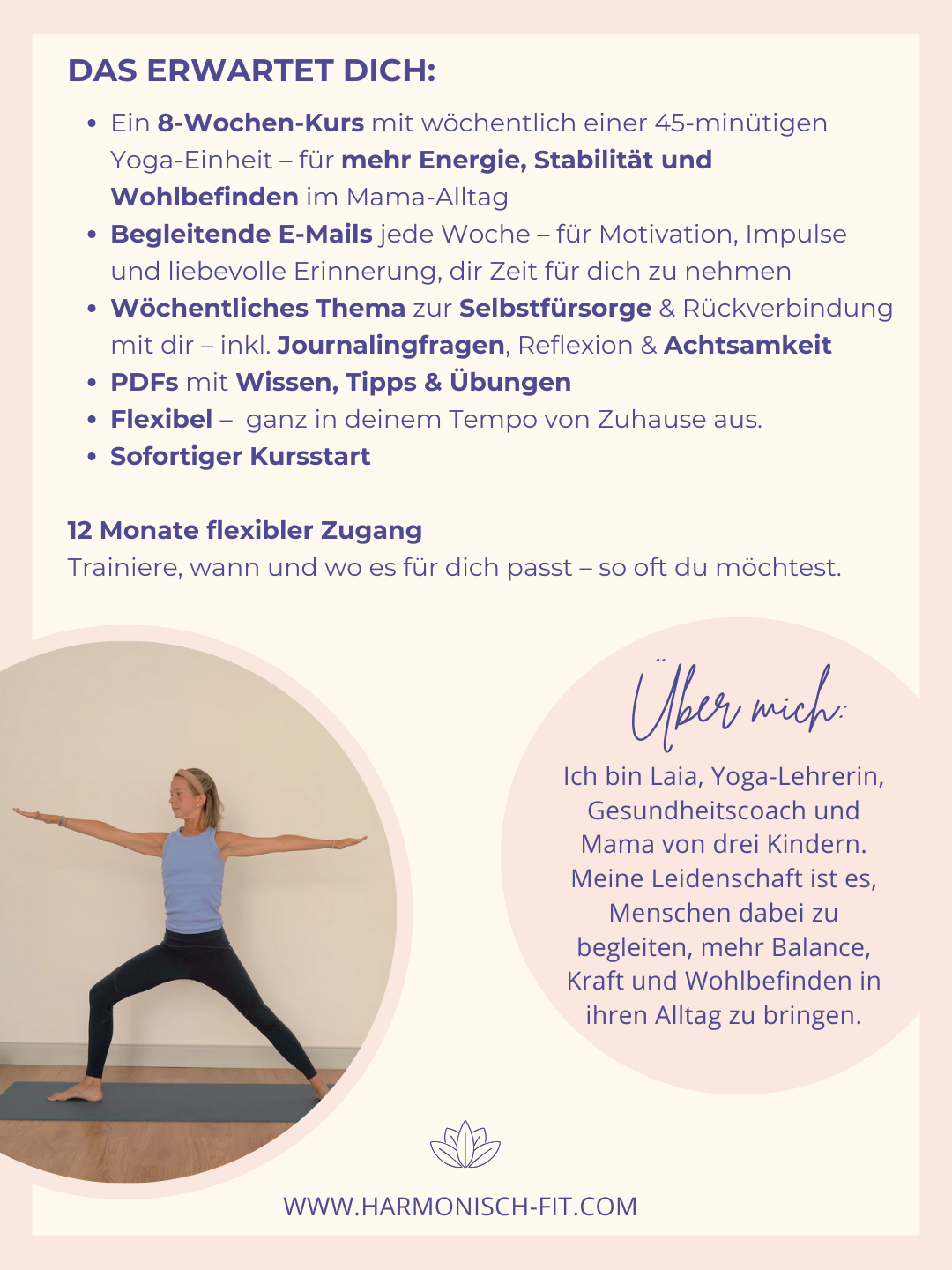 Online Präventionskurs: Yoga nach der Schwangerschaft: zurück in deine Mitte – Bild 2